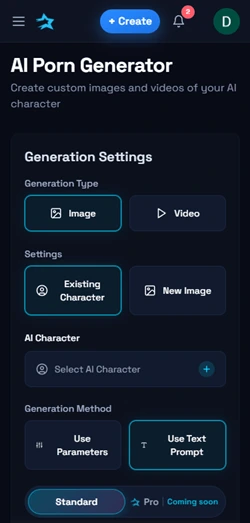 DarLink AI generate interface