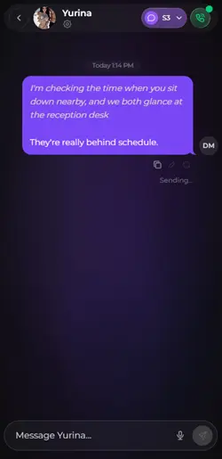Secrets AI secondary mobile screen
